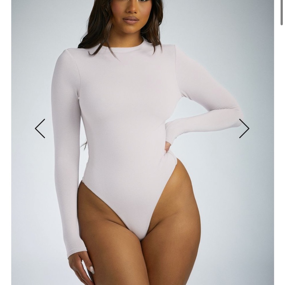 NAKEDWARDROBE - Like New - NW Bodysuit - Small - Stone